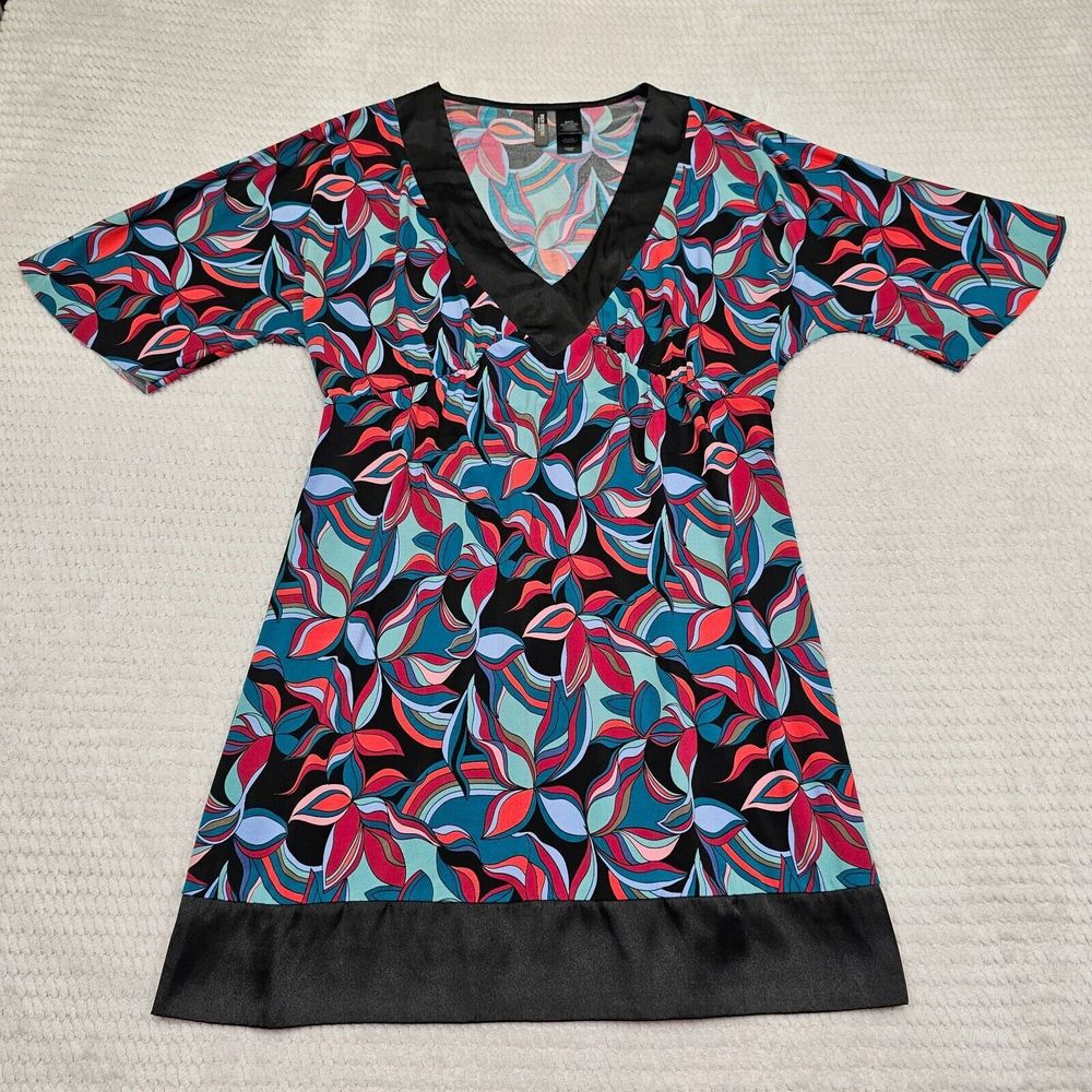 Women's Bisou Bisou Short Dress/ Long‎ Shirt Size Small Beautiful design Silky